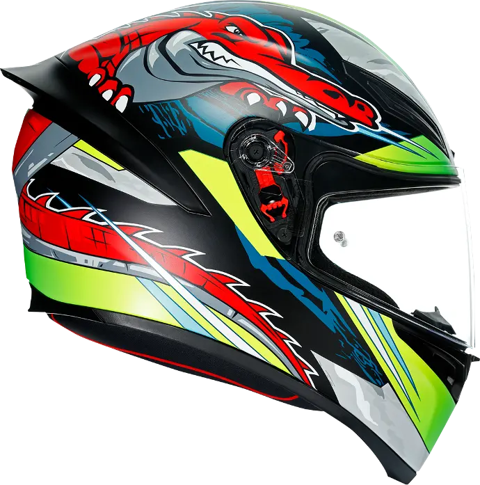 AGV K1 L Dundee Matte Lime/Red