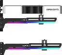 upHere Soporte de tarjeta gráfica RGB direccionable de 5 V y 3 pines