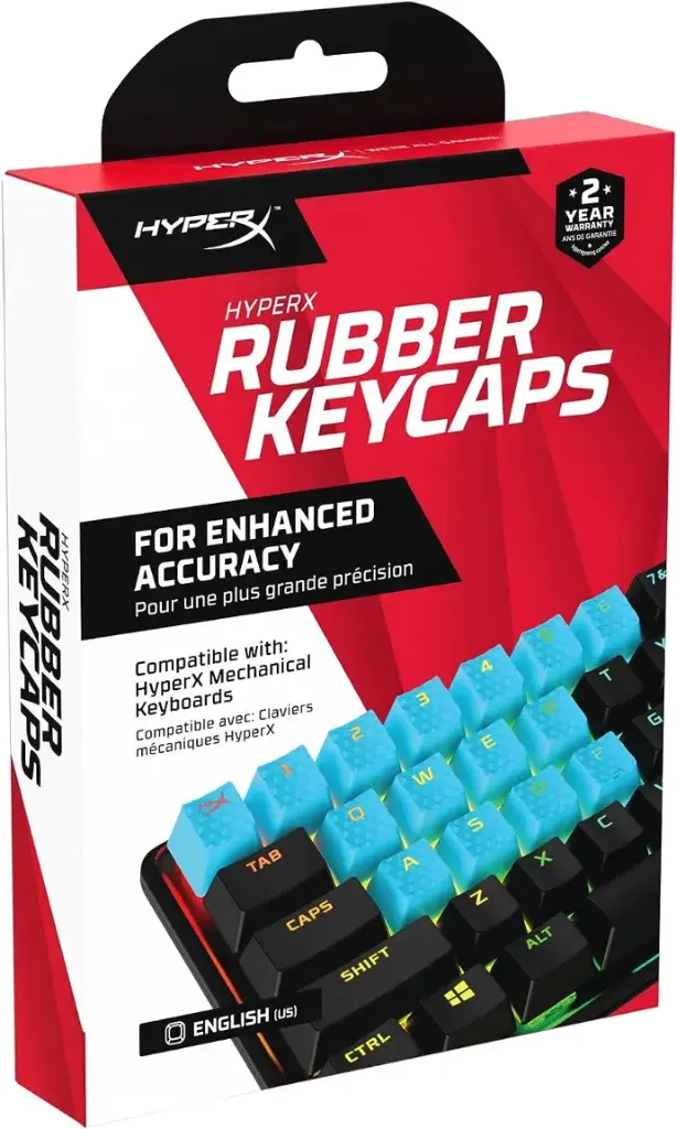 HyperX Rubber Keycaps AZUL