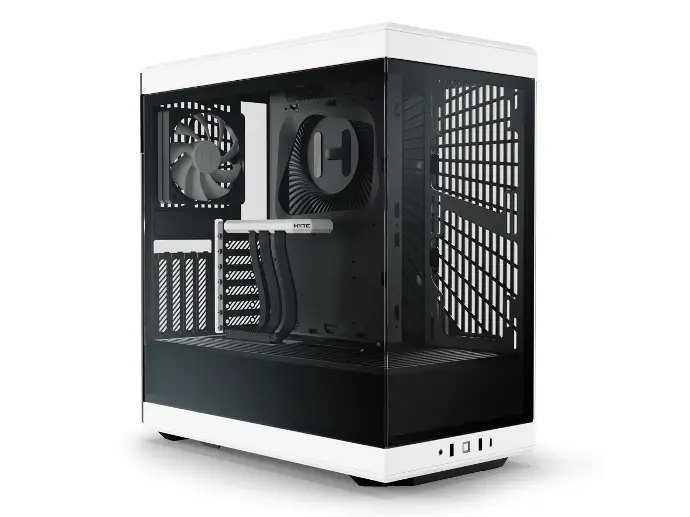 HYTE Y40 Blanco - ATX PC Case con PCIe 4.0 Riser