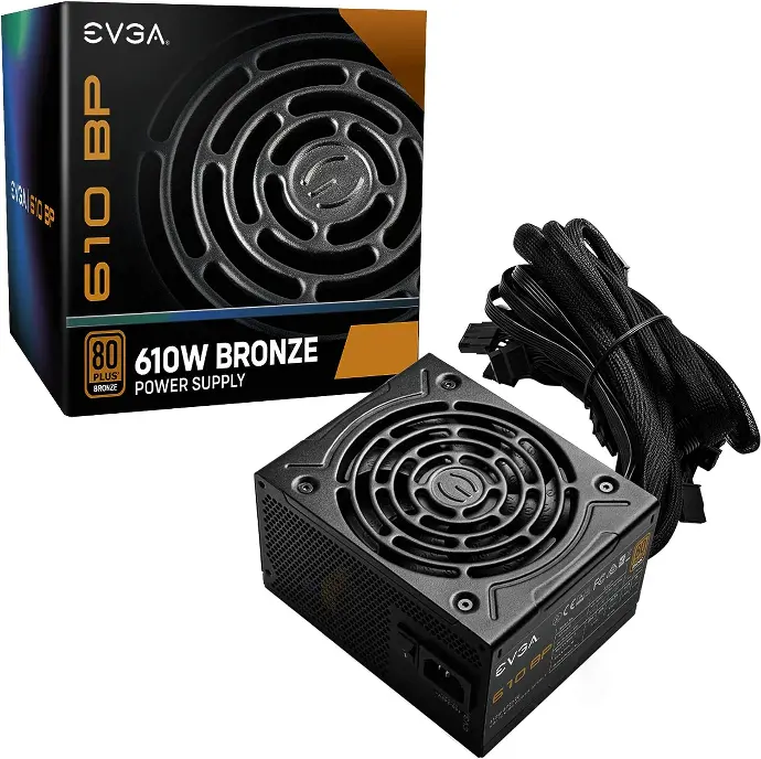 EVGA 610 BP, 80+ BRONZE 600W