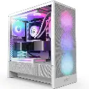 NZXT H5 Flow RGB 2024 WHITE RGB F360 CORE