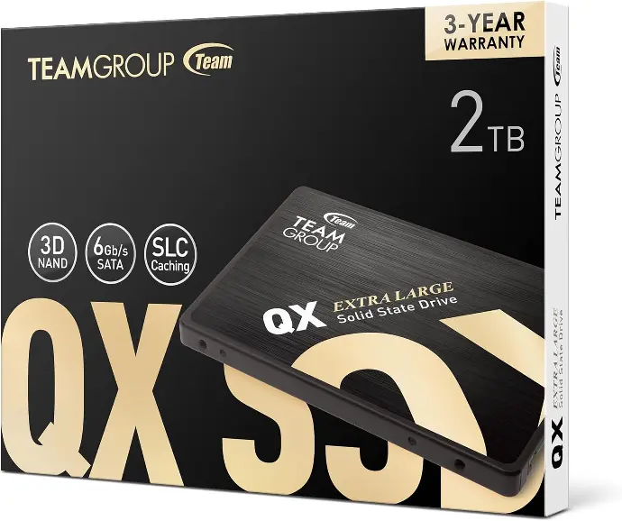 TEAMGROUP QX 2TB 3D NAND QLC 2.5 pulgadas SATA III