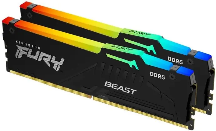 16GB (2x8GB) 5600Mhz DDR5 CL36 RGB Kingston FURY Beast