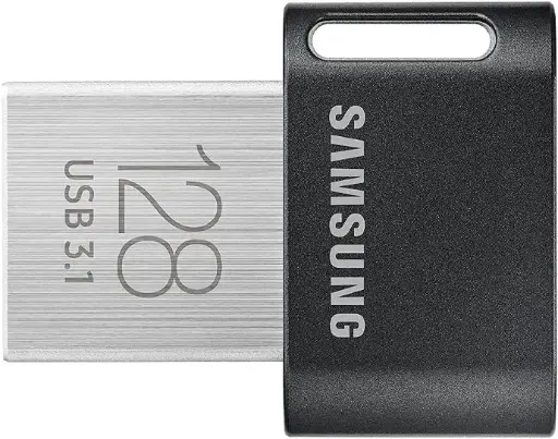 SAMSUNG FIT Plus - Unidad flash USB 3.1 de 128 GB - 400 MB/s