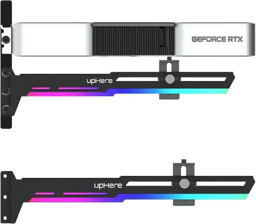 upHere Soporte de tarjeta gráfica RGB direccionable de 5 V y 3 pines