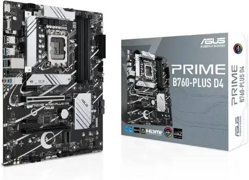 ASUS Prime B760-PLUS D4 Intel (13ª y 12ª generación) LGA 1700 ATX placa base PCIe 5.0