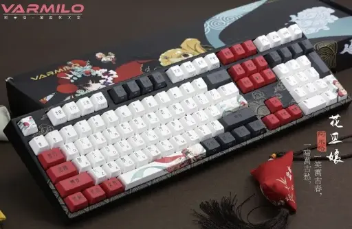 Varmilo VA108M C- Teclado mecánico Silent Red Beijing Opera Dye Sub PBT